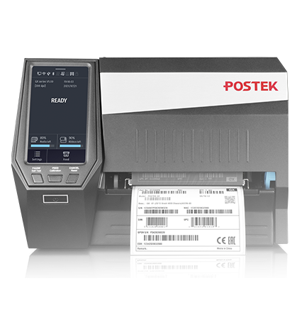 Postek TX3 EXP Industrial Label Printer with HEAT™, 4.5 Color LCD